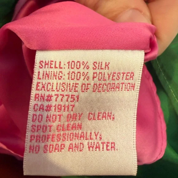 Vintage Betsey Johnson 100% Silk Beaded Strapless Dress Embroidered Size 4 - Picture 6 of 6